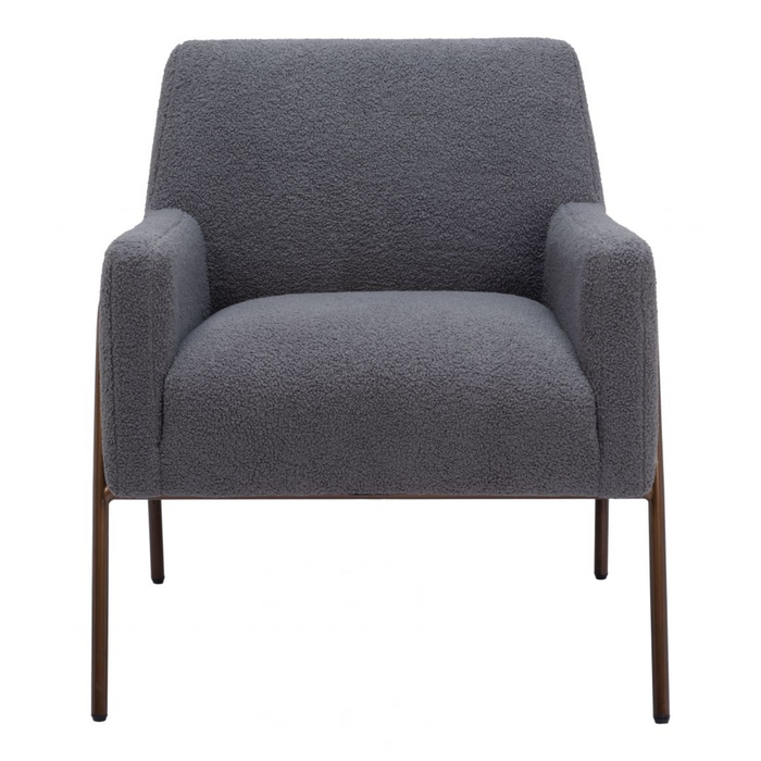 Zuo Charleston Accent Chair Gray - Bed & Sofa Hub