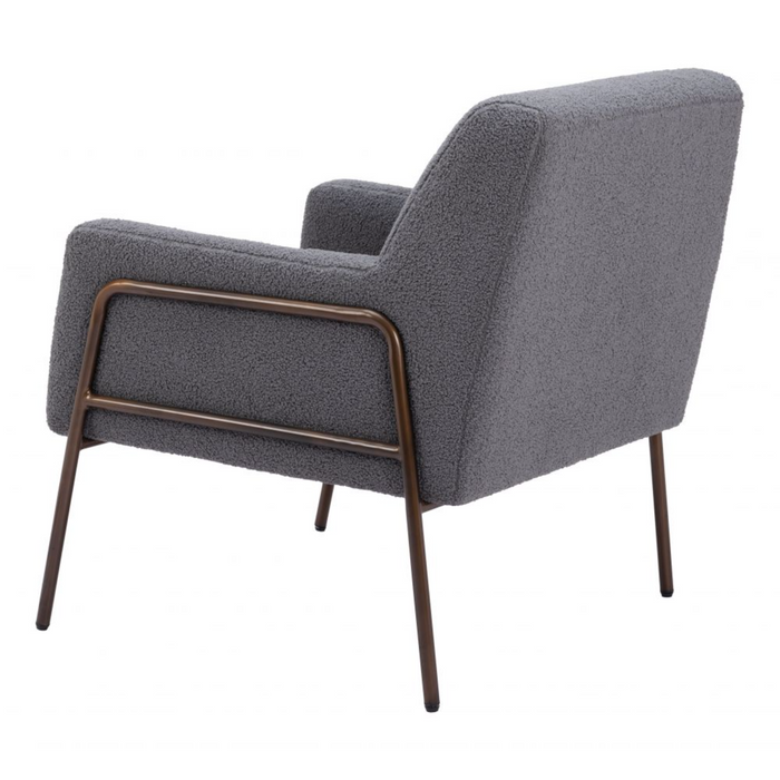 Zuo Charleston Accent Chair Gray - Bed & Sofa Hub