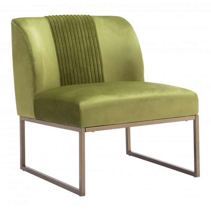 Zuo Sante Fe Accent Chair Olive Green - Bed & Sofa Hub