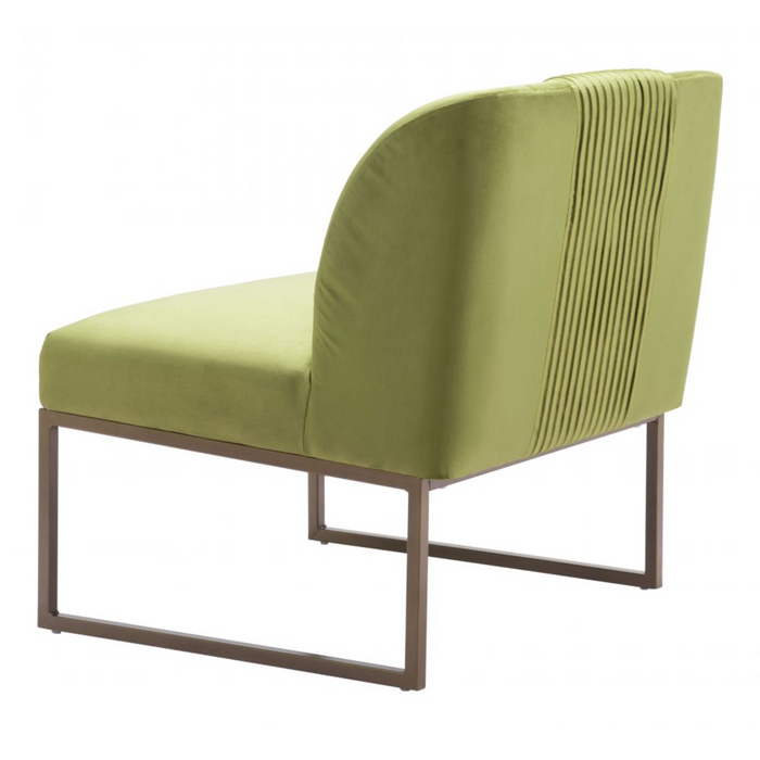 Zuo Sante Fe Accent Chair Olive Green - Bed & Sofa Hub