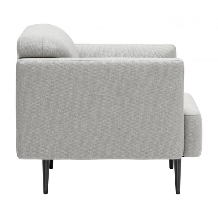 Zuo Amsterdam Armchair Light Gray - Bed & Sofa Hub