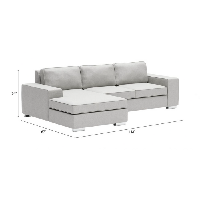 ZUO Brickell Sectional - Bed & Sofa Hub