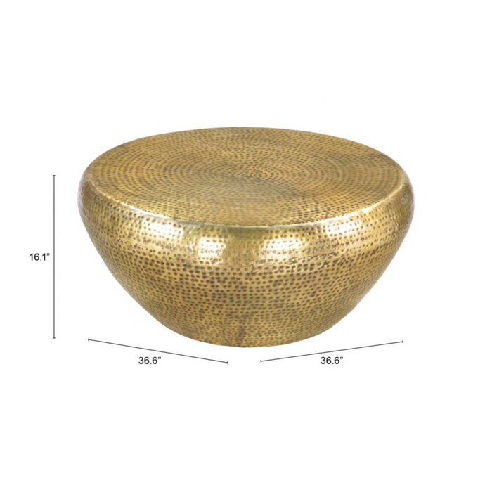 Zuo Larache Coffee Table Gold - Bed & Sofa Hub