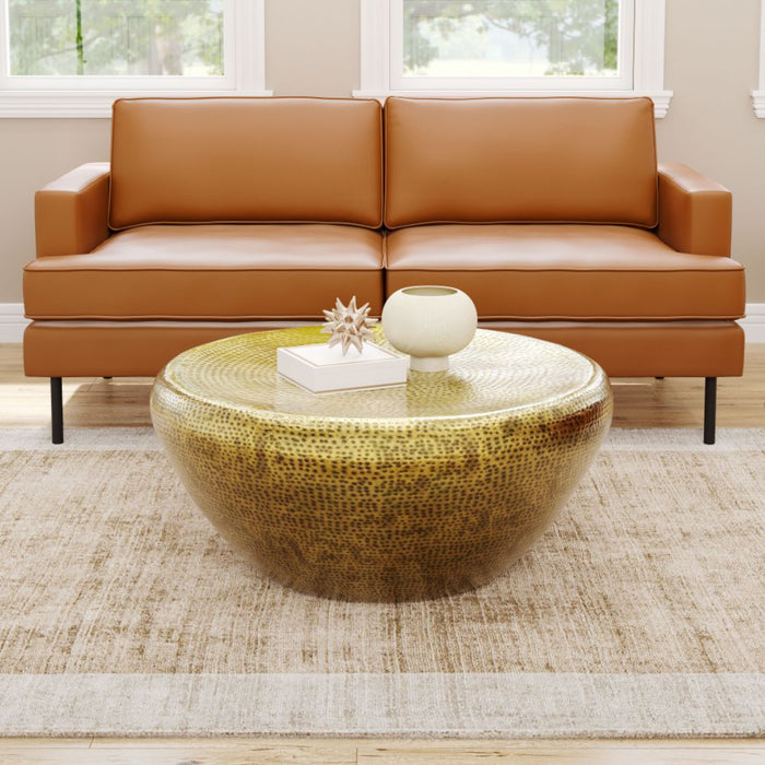 Zuo Larache Coffee Table Gold - Bed & Sofa Hub