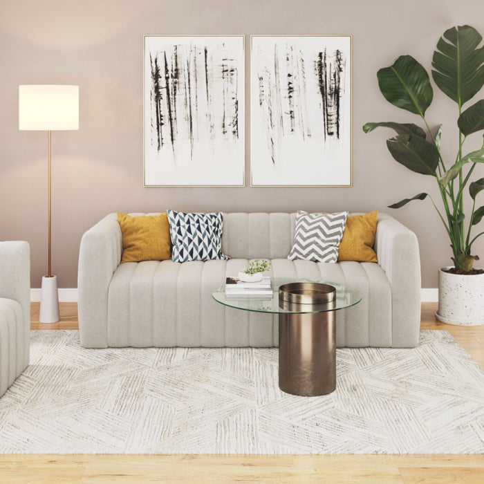 Zuo Puerto Plata Sofa Dason Snow - Bed & Sofa Hub