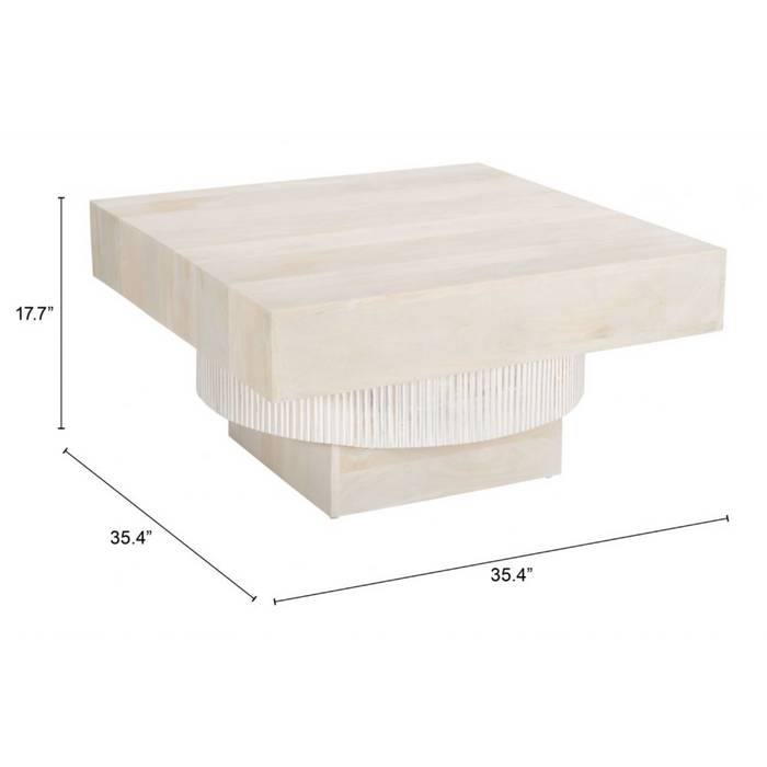 Zuo Trani Coffee Table Natural - Bed & Sofa Hub