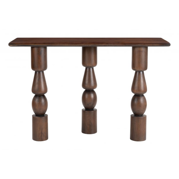 Zuo Split Console Table Brown - Bed & Sofa Hub