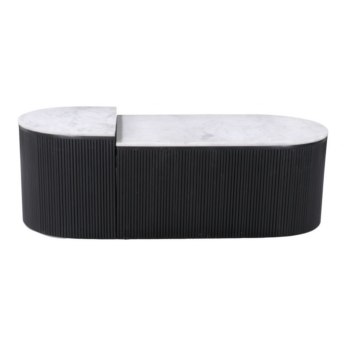 Zuo Ormara Coffee Table Set White & Black - Bed & Sofa Hub