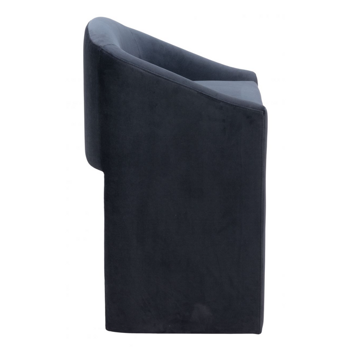 Zuo Emas Counter Stool Midnight Gray - Bed & Sofa Hub