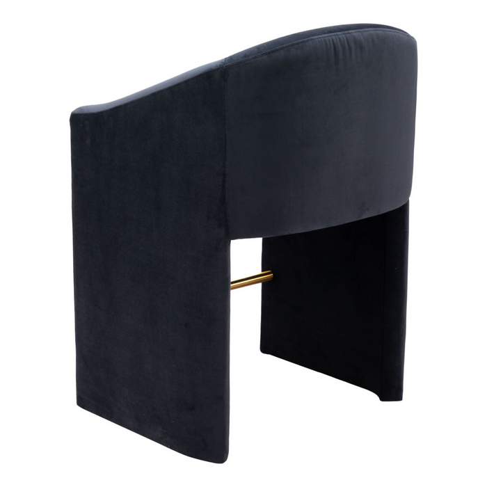 Zuo Emas Counter Stool Midnight Gray - Bed & Sofa Hub