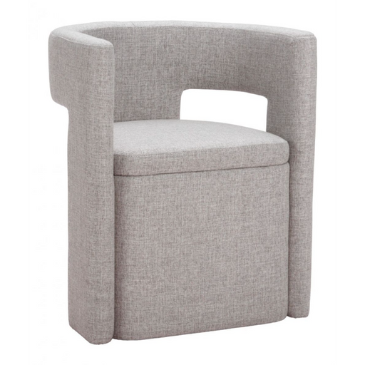 Zuo Papua Dining Chair Gray - Bed & Sofa Hub