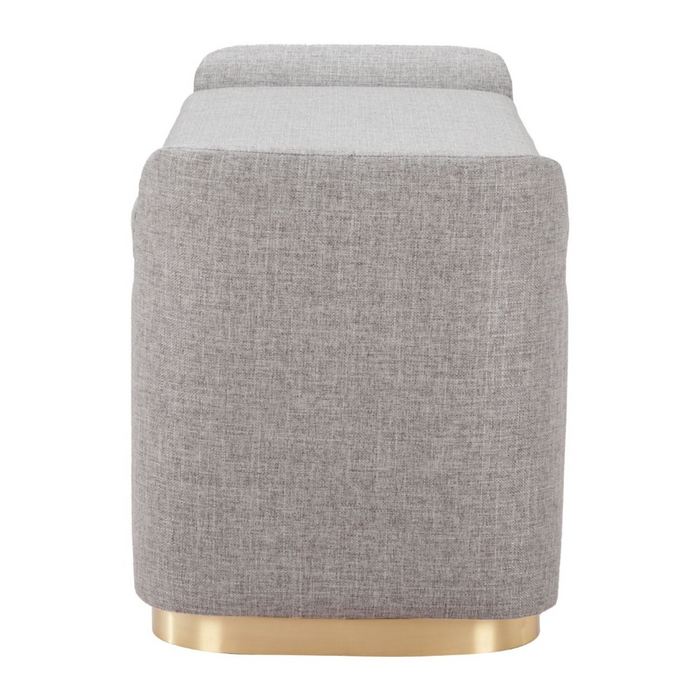 Zuo Dobo Storage Bench Gray - Bed & Sofa Hub