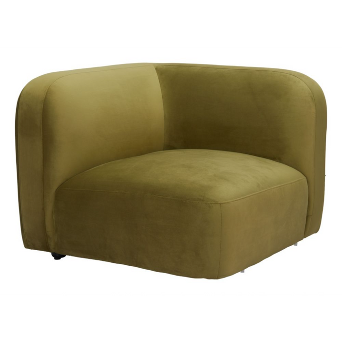 Zuo Biak Corner Chair Green - Bed & Sofa Hub