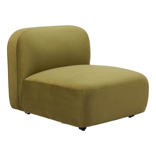 Zuo Biak Middle Chair Green - Bed & Sofa Hub