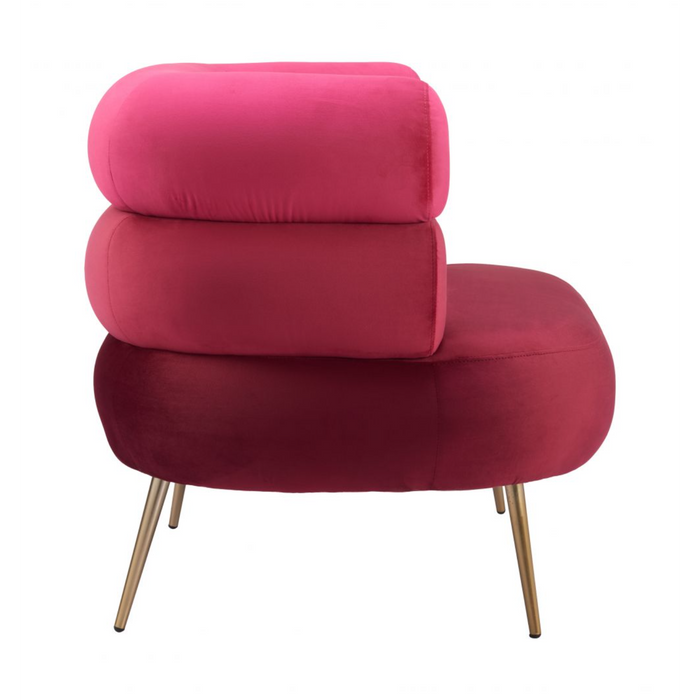 Zuo Arish Accent Chair Red - Bed & Sofa Hub