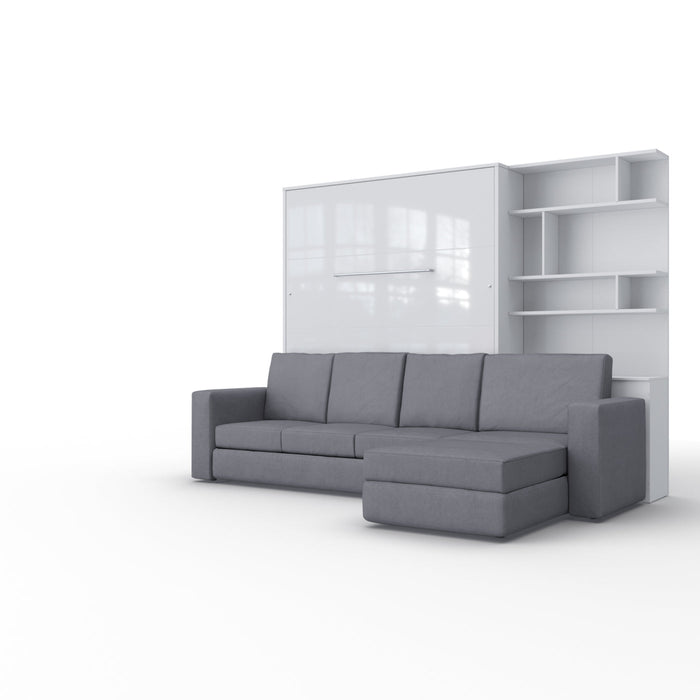Maxima House Murphy Bed (Wall Bed With a Sofa and Bookcase) - Bed & Sofa Hub
