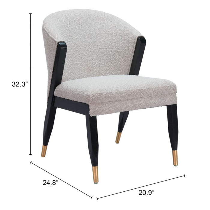 Zuo Pula Dining Chair Misty Gray - Bed & Sofa Hub