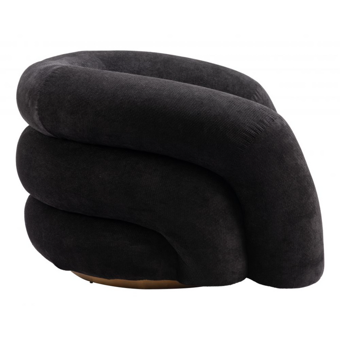 Zuo Havn Accent Chair Black - Bed & Sofa Hub