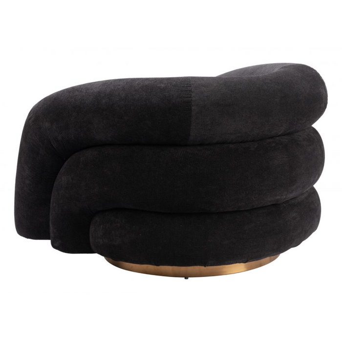 Zuo Havn Accent Chair Black - Bed & Sofa Hub