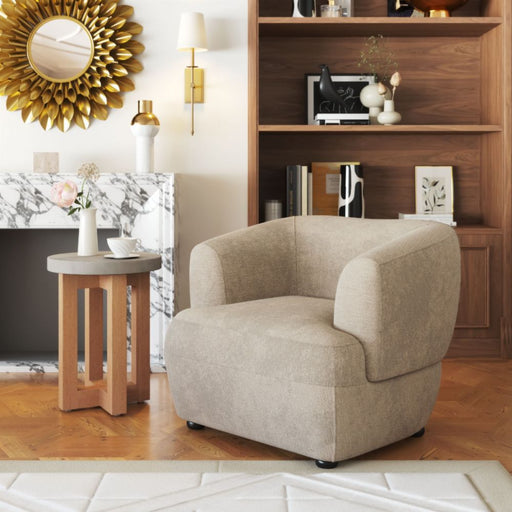Zuo Bekker Accent Chair Golden Beige - Bed & Sofa Hub
