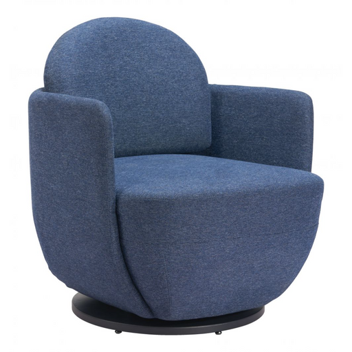 Zuo Bant Swivel Chair Blue - Bed & Sofa Hub