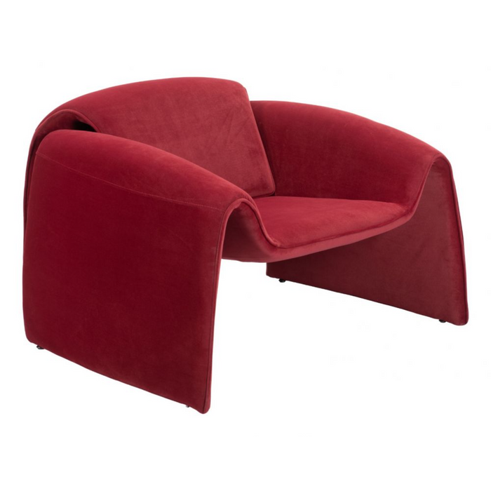 Zuo Horten Accent Chair Red - Bed & Sofa Hub