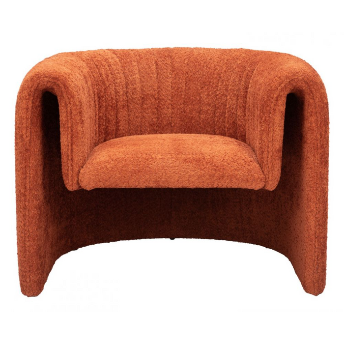 Zuo Viana Accent Chair Burnt Orange - Bed & Sofa Hub