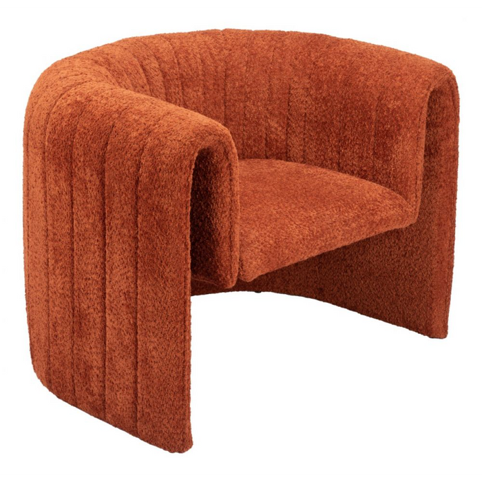 Zuo Viana Accent Chair Burnt Orange - Bed & Sofa Hub
