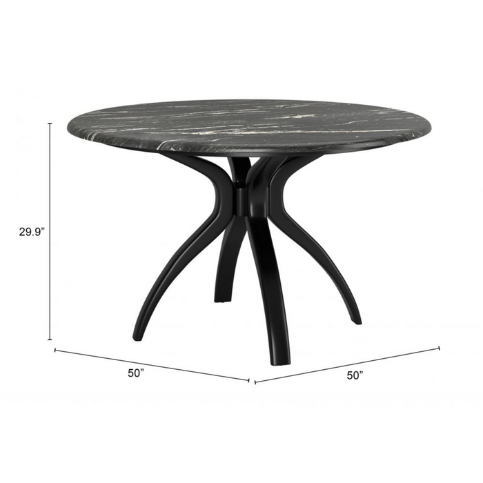 Zuo Sumay Dining Table Black - Bed & Sofa Hub
