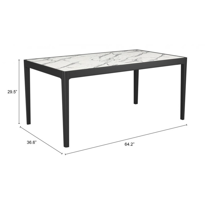 Zuo Tokai Dining Table White - Bed & Sofa Hub