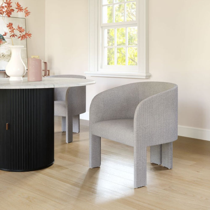 Zuo Hull Accent Chair Slate Gray - Bed & Sofa Hub