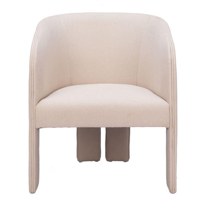 Zuo Hull Accent Chair Beige - Bed & Sofa Hub