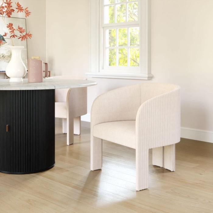 Zuo Hull Accent Chair Beige - Bed & Sofa Hub