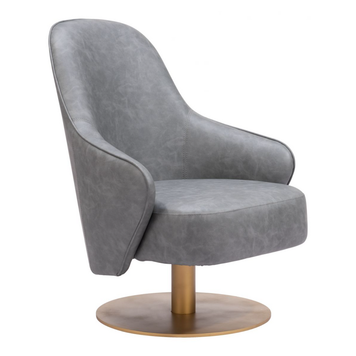 Zuo Withby Accent Chair Gray - Bed & Sofa Hub