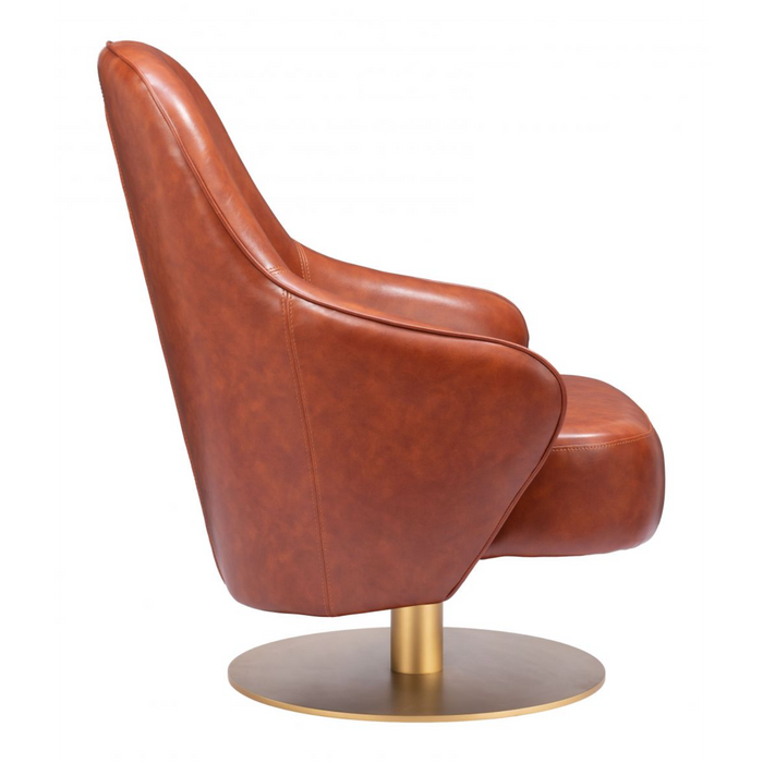 Zuo Withby Accent Chair Brown - Bed & Sofa Hub