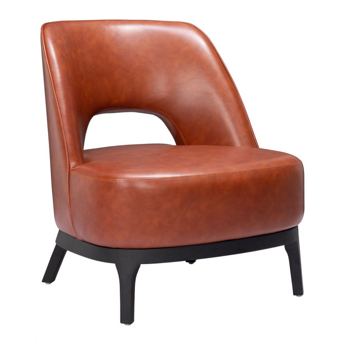 Zuo Mistley Accent Chair Brown - Bed & Sofa Hub