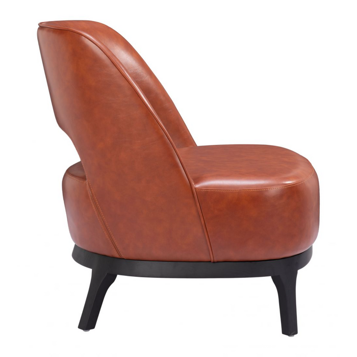 Zuo Mistley Accent Chair Brown - Bed & Sofa Hub