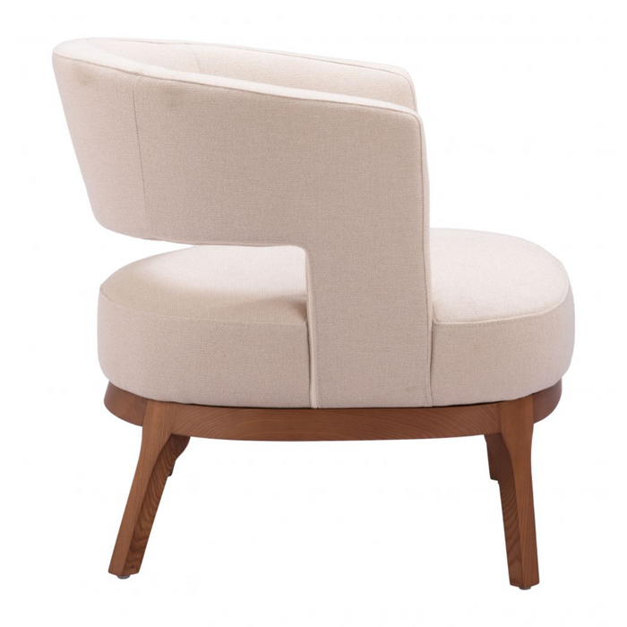 Zuo Penryn Accent Chair Beige - Bed & Sofa Hub
