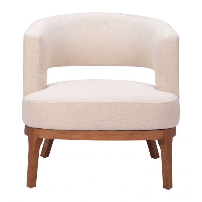 Zuo Penryn Accent Chair Beige - Bed & Sofa Hub