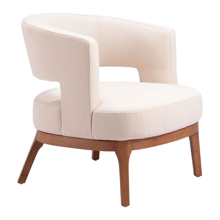 Zuo Penryn Accent Chair Beige - Bed & Sofa Hub