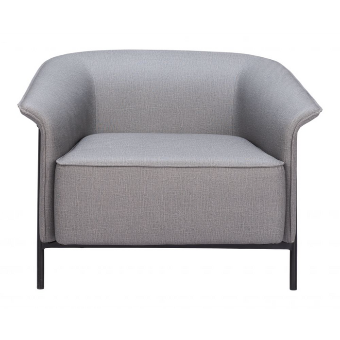 Zuo Burry Accent Chair Slate Gray - Bed & Sofa Hub