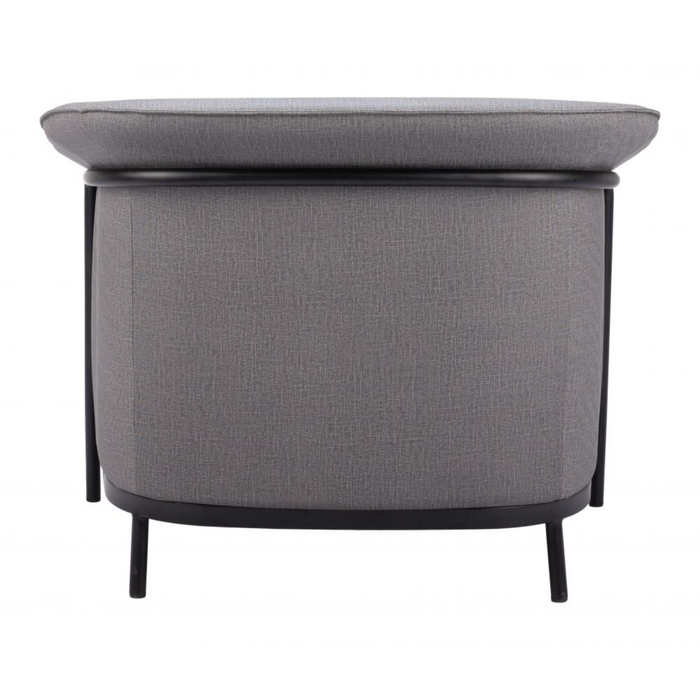 Zuo Burry Accent Chair Slate Gray - Bed & Sofa Hub