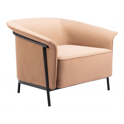 Zuo Burry Accent Chair Tan - Bed & Sofa Hub