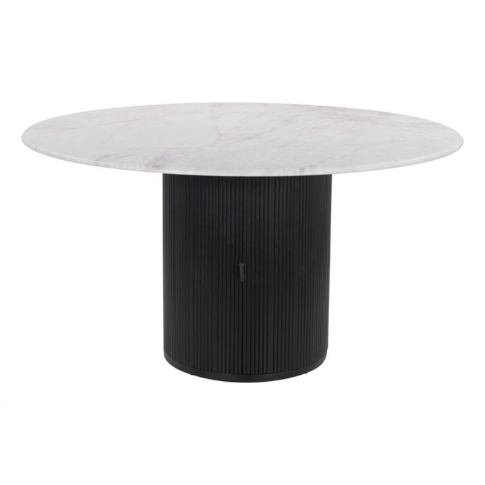 Zuo Izola Dining Table White & Black - Bed & Sofa Hub