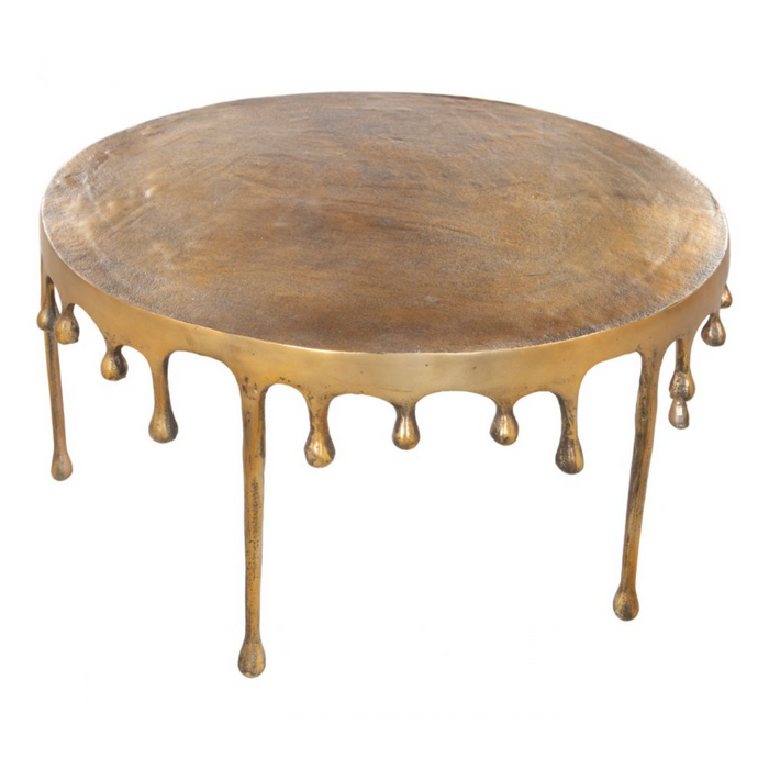 Zuo Drip Coffee Table Antique Brass - Bed & Sofa Hub