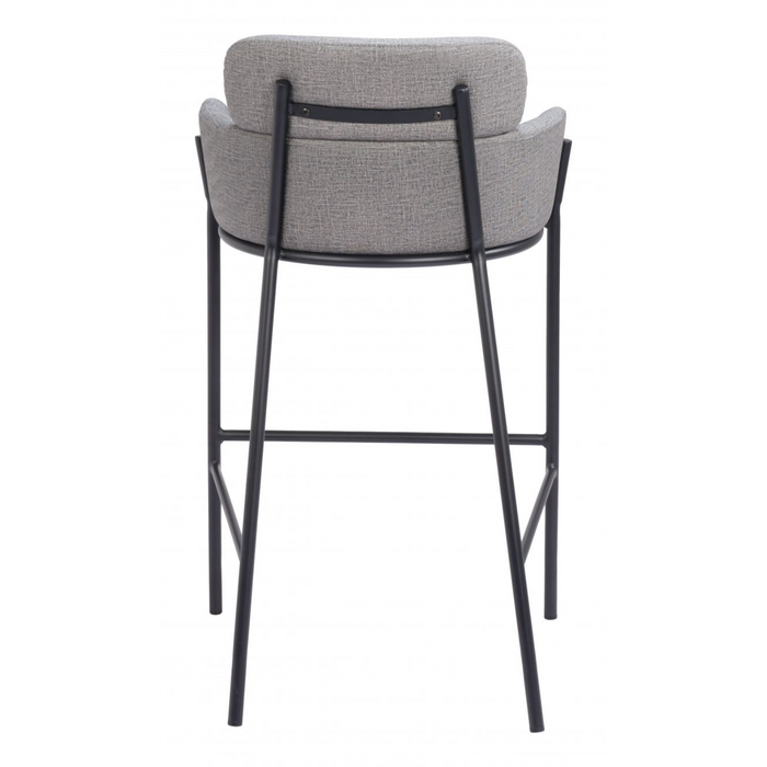 Zuo Bremor Barstool Slate Gray - Bed & Sofa Hub