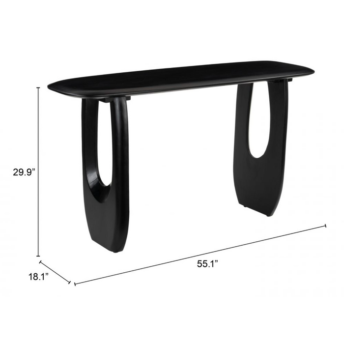 Zuo Arasan Console Table Black - Bed & Sofa Hub