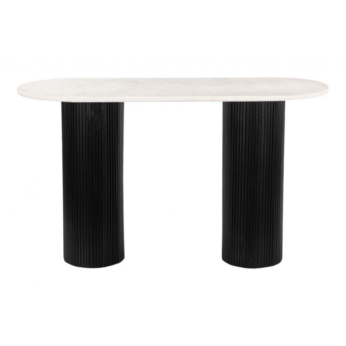 Zuo Izola Console Table White & Black - Bed & Sofa Hub