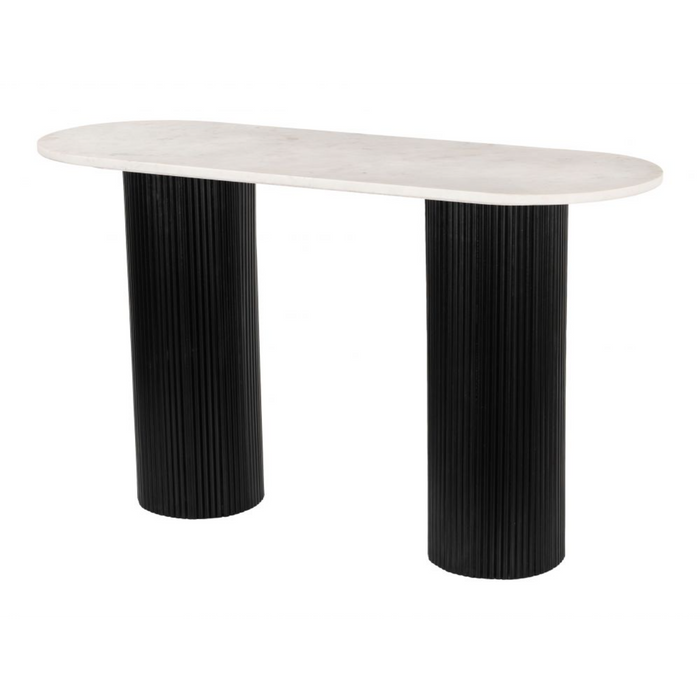 Zuo Izola Console Table White & Black - Bed & Sofa Hub