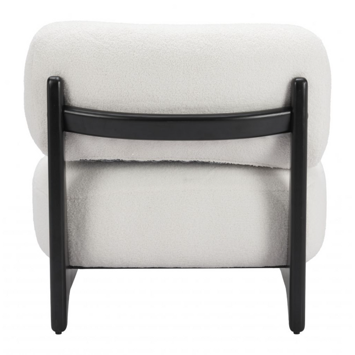 Zuo Bombo Accent Chair White - Bed & Sofa Hub